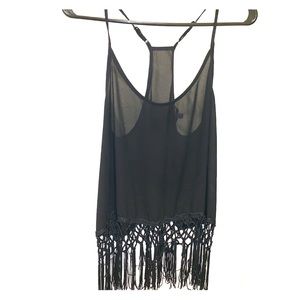 Boutique fringe top
